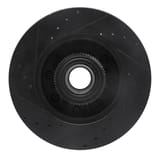 Dynamic Friction Company Brake Rotor - Drilled and Slotted - Black 63354224R view 2