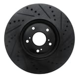 Dynamic Friction Company Brake Rotor - Drilled and Slotted - Black 63359064L view 4