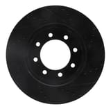 Dynamic Friction Company Brake Rotor - Drilled and Slotted - Black 63340110L view 4