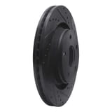 Dynamic Friction Company Brake Rotor - Drilled and Slotted - Black 63342033R view 5