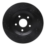 Dynamic Friction Company Brake Rotor - Drilled and Slotted - Black 63342033R view 4