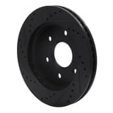 Dynamic Friction Company Brake Rotor - Drilled and Slotted - Black 63348036R view 3