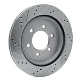Dynamic Friction Company Brake Rotor - Drilled and Slotted - Silver 63154267R view 5