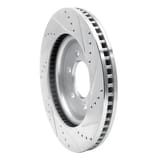 Dynamic Friction Company Brake Rotor - Drilled and Slotted - Silver 63154287L view 5