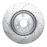 Dynamic Friction Company Brake Rotor - Drilled and Slotted - Silver 63140120R view 2