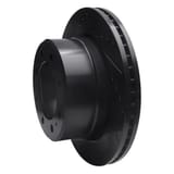 Dynamic Friction Company Brake Rotor - Drilled and Slotted - Black 63340118L view 4