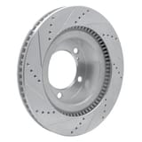 Dynamic Friction Company Brake Rotor - Drilled and Slotted - Silver 63176136R view 2
