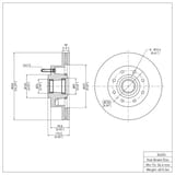 Dynamic Friction Company Brake Rotor 60054224 view 6