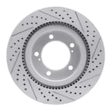 Dynamic Friction Company Geoperformance Rotor - Drilled and Slotted 83076136L view 2