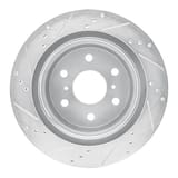 Dynamic Friction Company Brake Rotor - Drilled and Slotted - Silver 63148053R view 3