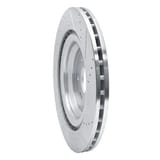 Dynamic Friction Company Brake Rotor - Drilled and Slotted - Silver 63147079L view 3