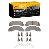 Dynamic Friction Company Heavy-Duty Brake Pads with Hardware Kit 1214075601 view 1