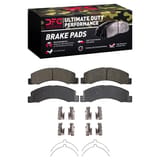 Dynamic Friction Company Ultimate Duty Performance Brake Pads with  Hardware Kit 1400075601 view 1