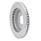 Dynamic Friction Company Brake Rotor - Drilled and Slotted - Silver 63148036L view 5