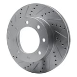Dynamic Friction Company Brake Rotor - Drilled and Slotted - Silver 63154223L view 5
