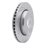 Dynamic Friction Company Brake Rotor - Drilled and Slotted - Silver 63142030R view 3