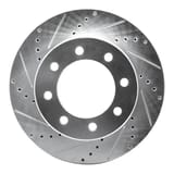 Dynamic Friction Company Brake Rotor - Drilled and Slotted - Silver 63140110L view 1