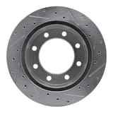 Dynamic Friction Company Brake Rotor - Drilled and Slotted - Silver 63154161L view 5
