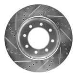 Dynamic Friction Company Brake Rotor - Drilled and Slotted - Silver 63140110R view 5