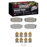 Dynamic Friction Company Ultimate Duty Performance Brake Pads with  Hardware Kit 1400130401 view 1