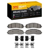 Dynamic Friction Company Heavy-Duty Brake Pads with Hardware Kit 1214249101 view 1