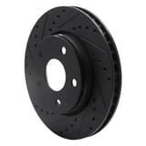 Dynamic Friction Company Brake Rotor - Drilled and Slotted - Black 63342030L view 5
