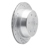 Dynamic Friction Company Brake Rotor - Drilled and Slotted - Silver 63148037R view 2