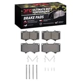 Dynamic Friction Company Ultimate Duty Performance Brake Pads with  Hardware Kit 1400097601 view 1