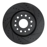Dynamic Friction Company Brake Rotor - Drilled and Slotted - Black 63340120R view 1