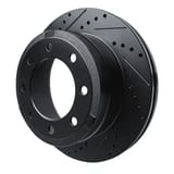 Dynamic Friction Company Brake Rotor - Drilled and Slotted - Black 63354227L view 3