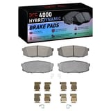 Dynamic Friction Company 4000 HybriDynamic Brake Pads With Hardware Kit 4000130401 view 1