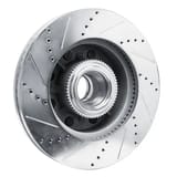 Dynamic Friction Company Brake Rotor - Drilled and Slotted - Silver 63154224R view 4