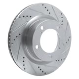 Dynamic Friction Company Brake Rotor - Drilled and Slotted - Silver 63176136R view 5