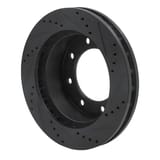 Dynamic Friction Company Brake Rotor - Drilled and Slotted - Black 63354174L view 3