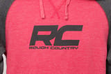 Rough Country Hoodie | Heater | Red/Gray | 2XL view 2