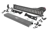 LED Light Kit | Bumper Mount | 20" Black Dual Row | White DRL | Jeep Grand Cherokee WK2 (11-20) view 2