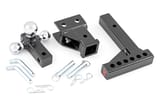 Adjustable Trailer Hitch | 6 Inch Drop | Multi-Ball Mount | Fits 2 Inch Receiver view 3