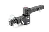 Adjustable Trailer Hitch | 6 Inch Drop | Multi-Ball Mount | Fits 2 Inch Receiver view 4