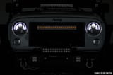 20 Inch Chrome Series LED Light Bar | Dual Row | Amber DRL view 4