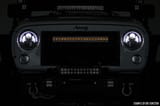 12 Inch Black Series LED Light Bar | Single Row | Amber DRL view 4