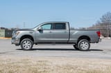 Rough Country 2 Inch Lift Kit | Red Spacers | Nissan Titan XD 2WD/4WD (2016-2024) view 5