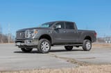 Rough Country 2 Inch Lift Kit | Red Spacers | Nissan Titan XD 2WD/4WD (2016-2024) view 3