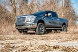 Rough Country 2 Inch Lift Kit | Red Spacers | Nissan Titan XD 2WD/4WD (2016-2024) view 6