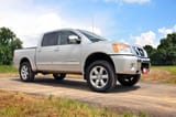 Rough Country 2 Inch Leveling Kit | Red Spacers | Nissan Titan 2WD/4WD (2004-2024) view 2