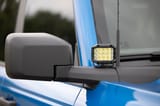 LED Light Kit | Ditch Mount | 2" Black Pair | Amber DRL | Ford Bronco (21-26) view 6
