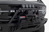 Safari Bar | 3.5" Round LED (Pair) | Black | Amber DRL | OE Modular Steel | Ford Bronco (21-26) view 2