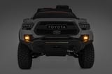 LED Fog Light Kit | 3.5 Inch Round Black Series | Amber DRL | Toyota Tacoma (16-23) view 2