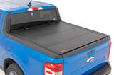 Hard Tri-Fold Flip Up Bed Cover | 4'6" Bed | Ford Maverick 2WD/4WD (22-26) view 1