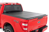 Hard Tri-Fold Flip Up Bed Cover | 5'7" Bed | Ford F-150 2WD/4WD (2015-2020) view 1