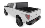 Hard Tri-Fold Flip Up Bed Cover | 6'7" Bed | Ford F-150 2WD/4WD (2004-2014) view 6